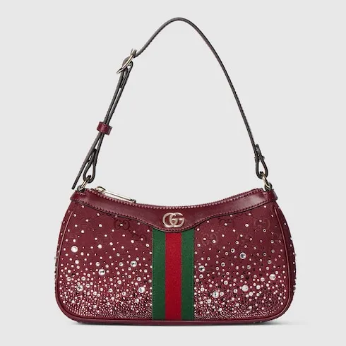 Ophidia Crystals Small Shoulder Bag