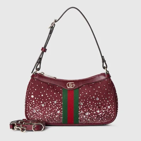 Ophidia Crystals Small Shoulder Bag