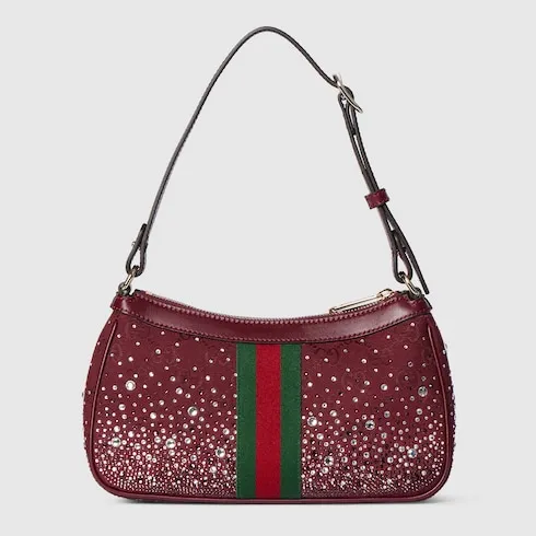 Ophidia Crystals Small Shoulder Bag