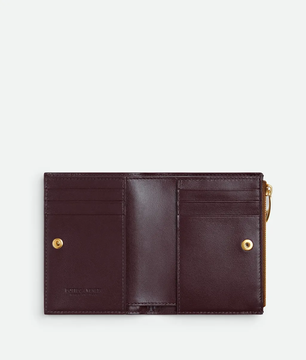 Intrecciato Small Bi-Fold Wallet