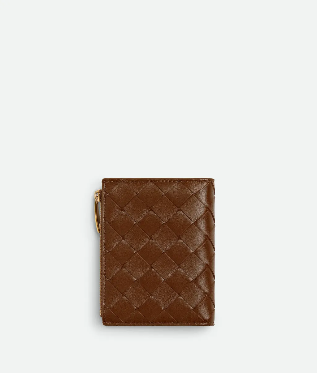 Intrecciato Small Bi-Fold Wallet