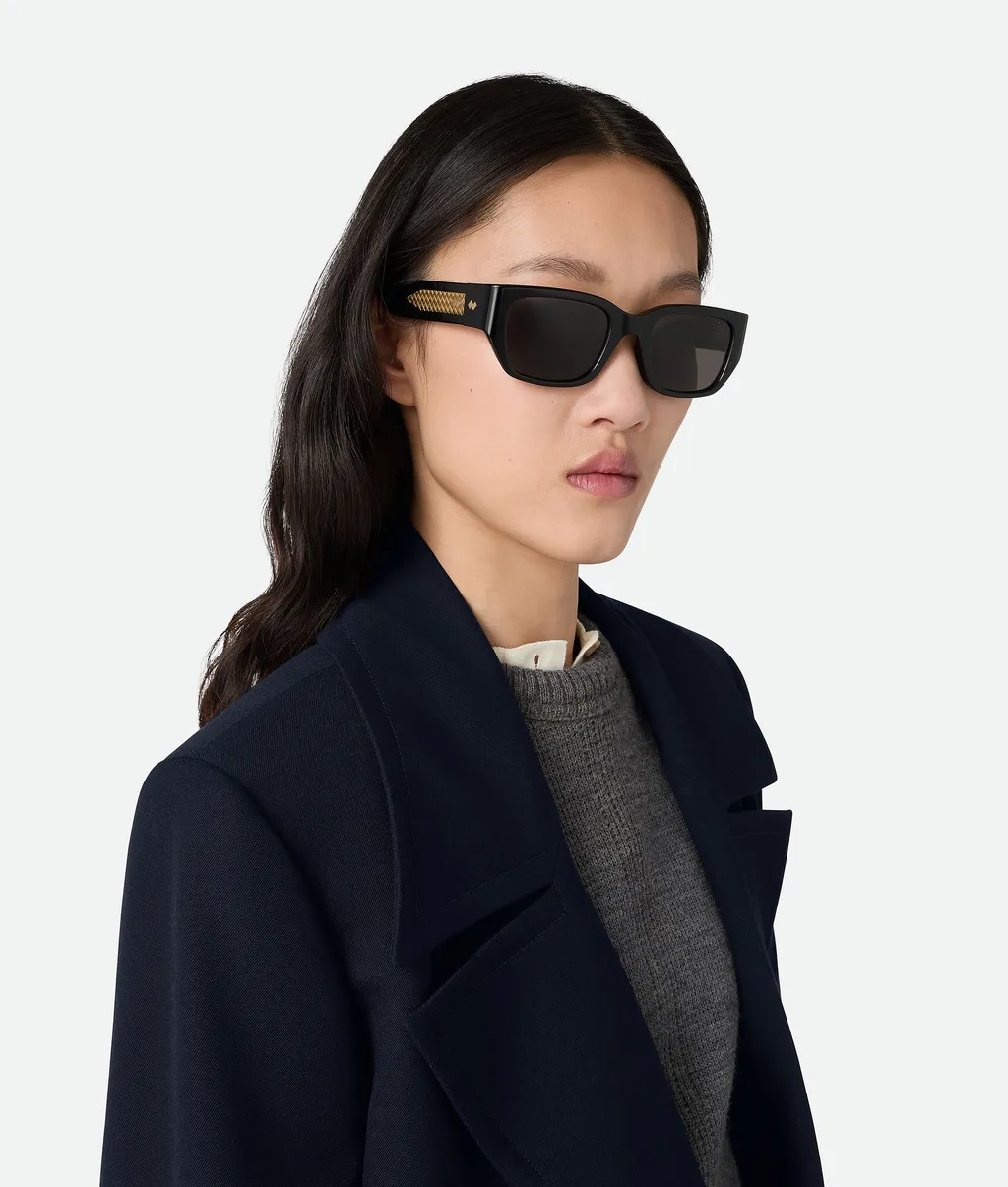 Intrecciato Square Sunglasses