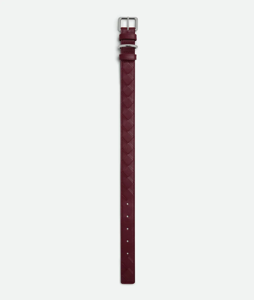 Medium Intrecciato Dog Collar