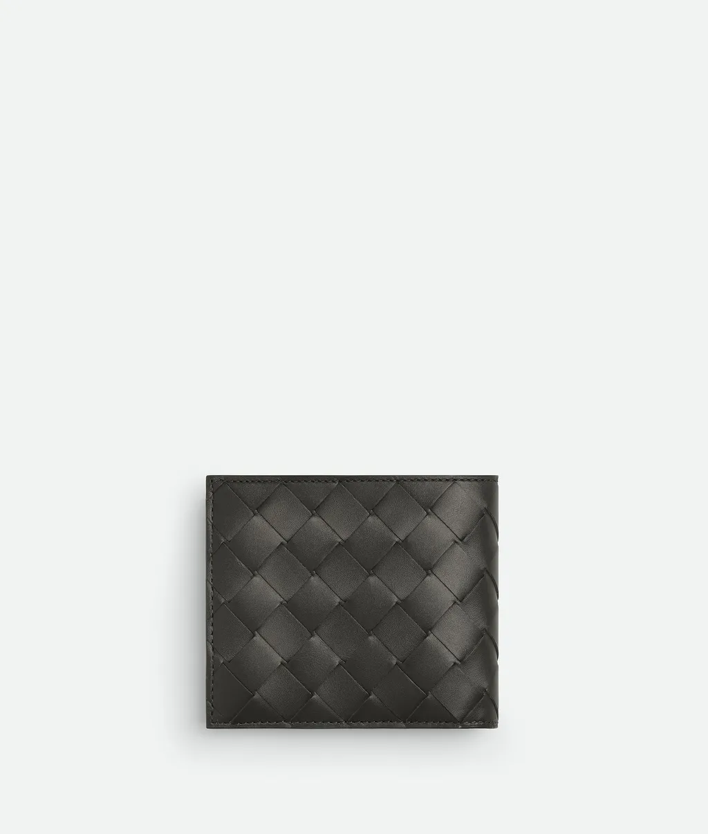 Intrecciato Bi-Fold Wallet With Coin Purse