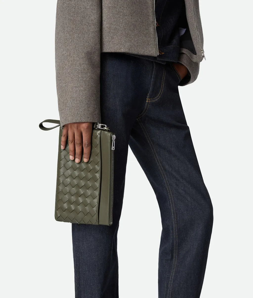 Intrecciato Prism Pouch