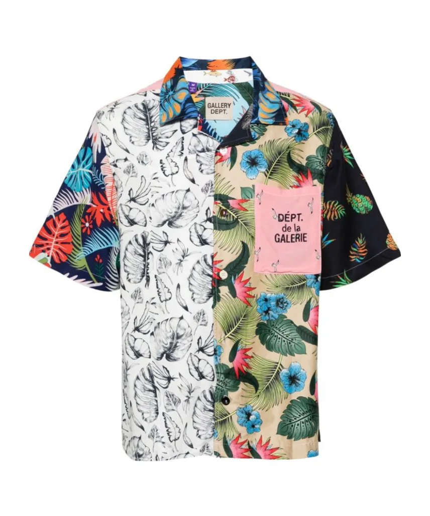 Parker Mix-Printed Buttoned Shirt