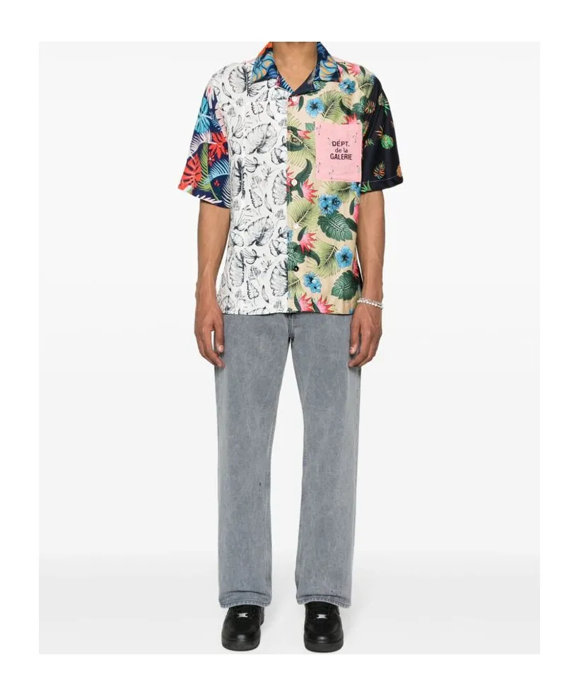 Parker Mix-Printed Buttoned Shirt