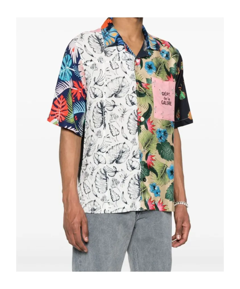 Parker Mix-Printed Buttoned Shirt