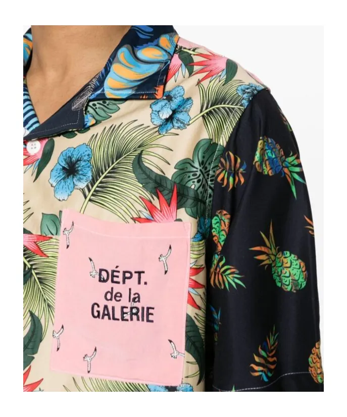 Parker Mix-Printed Buttoned Shirt