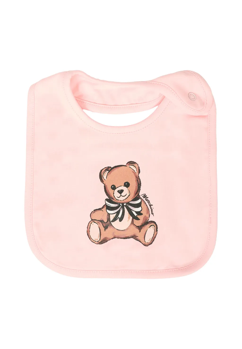Bear-Motif Long-Sleeve Babygrow Set