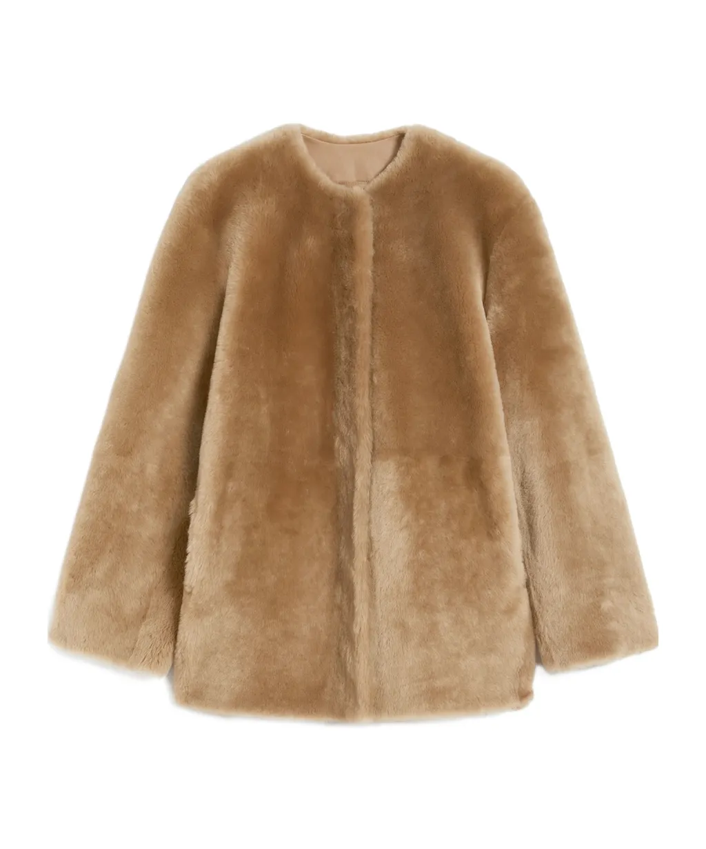 Melfi Long-Sleeved Crewneck Coat
