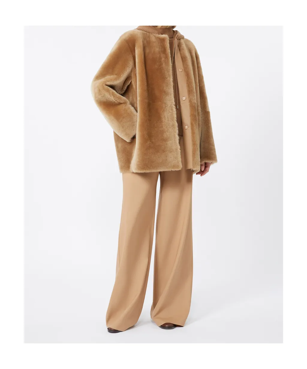 Melfi Long-Sleeved Crewneck Coat