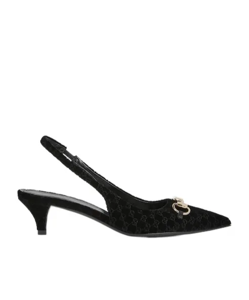 Horsebit Slingback Pumps