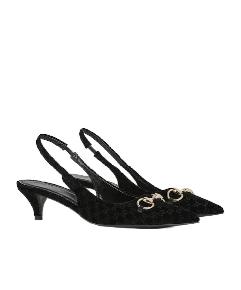 Horsebit Slingback Pumps