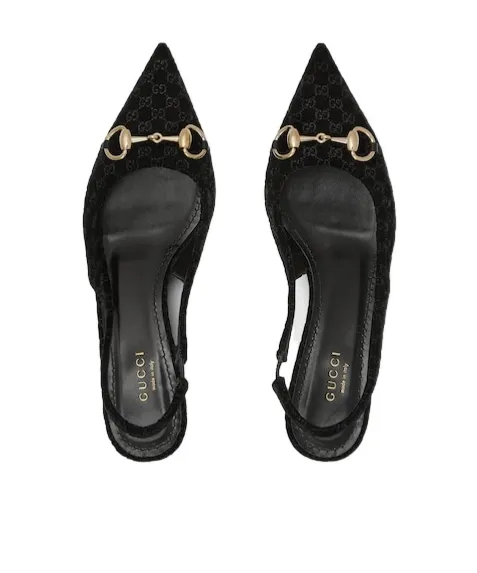 Horsebit Slingback Pumps