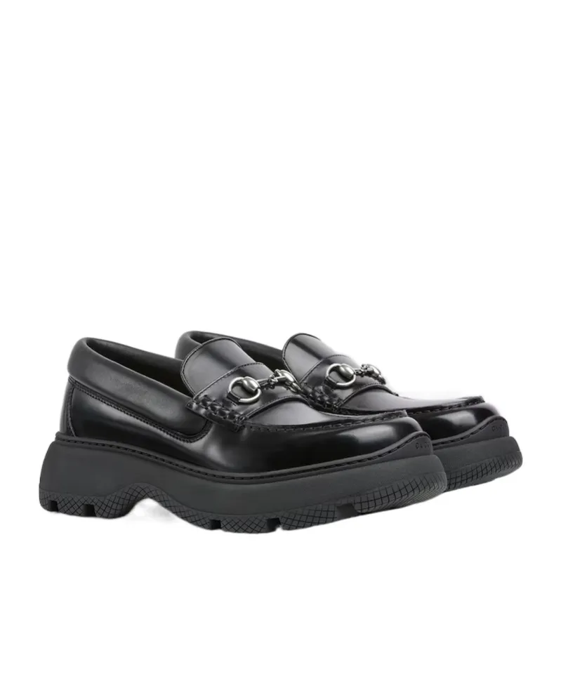 Lug Sole Loafer With Horsebit