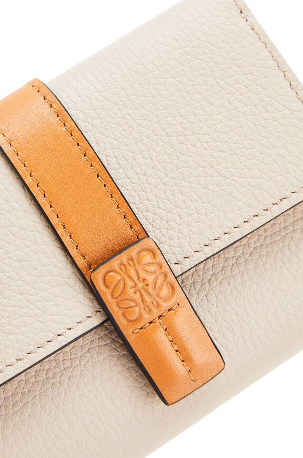 Logo Embossed Small Vertical Wallet