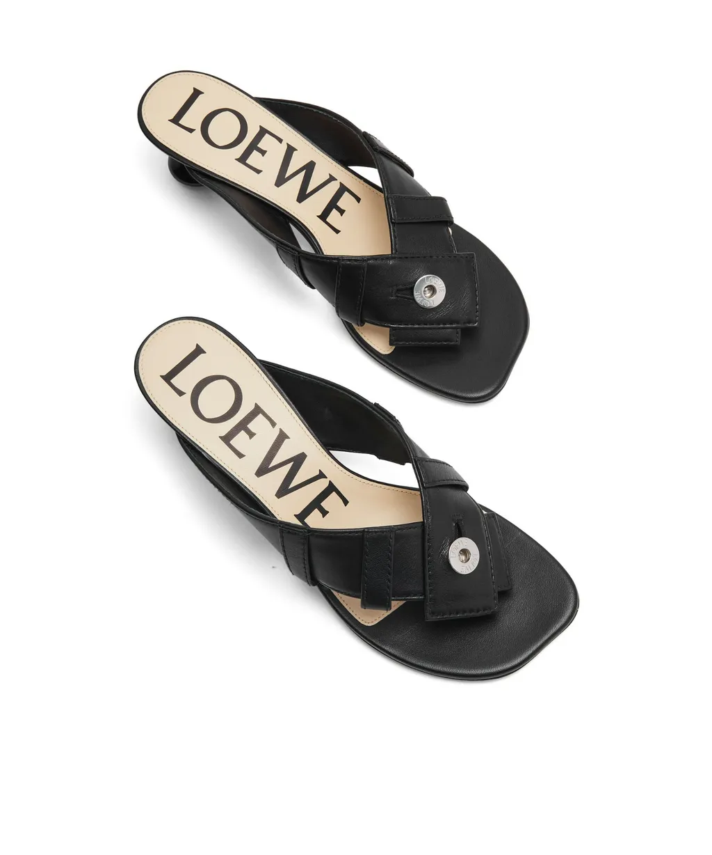 Toy T-Bar Strapped Mules