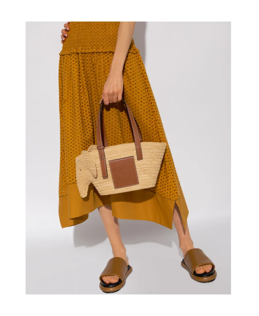 Small Basket Elephant Bag