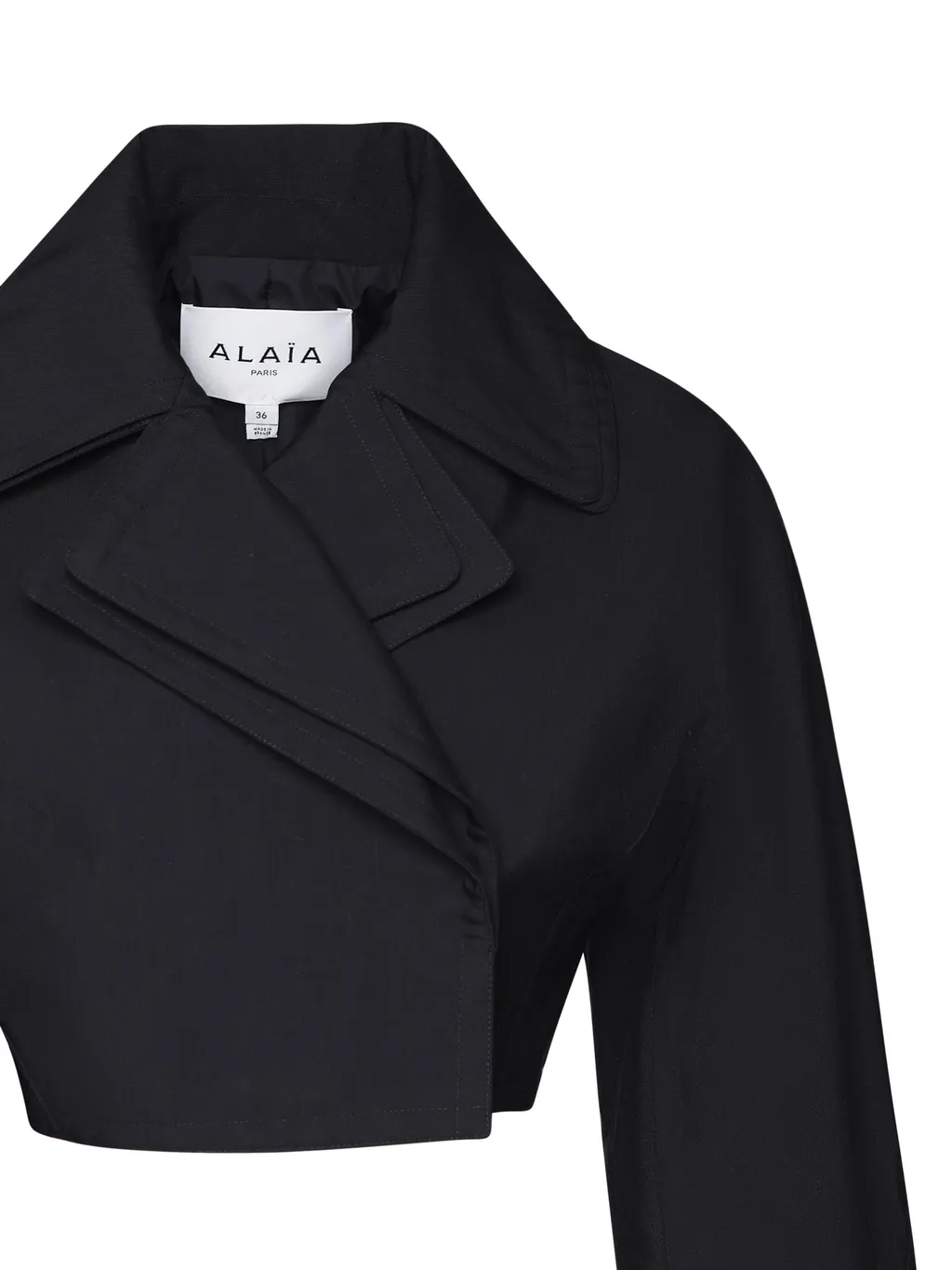 Cropped Double-Breasted Jacket