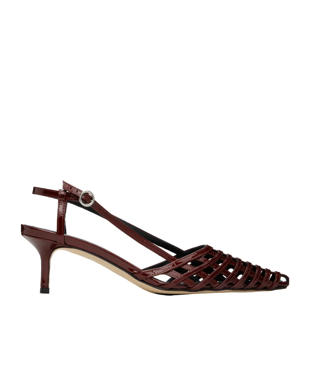 Helit Leather Slingback Pumps