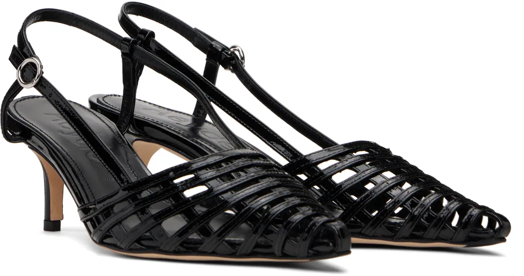 Helit Leather Slingback Pumps
