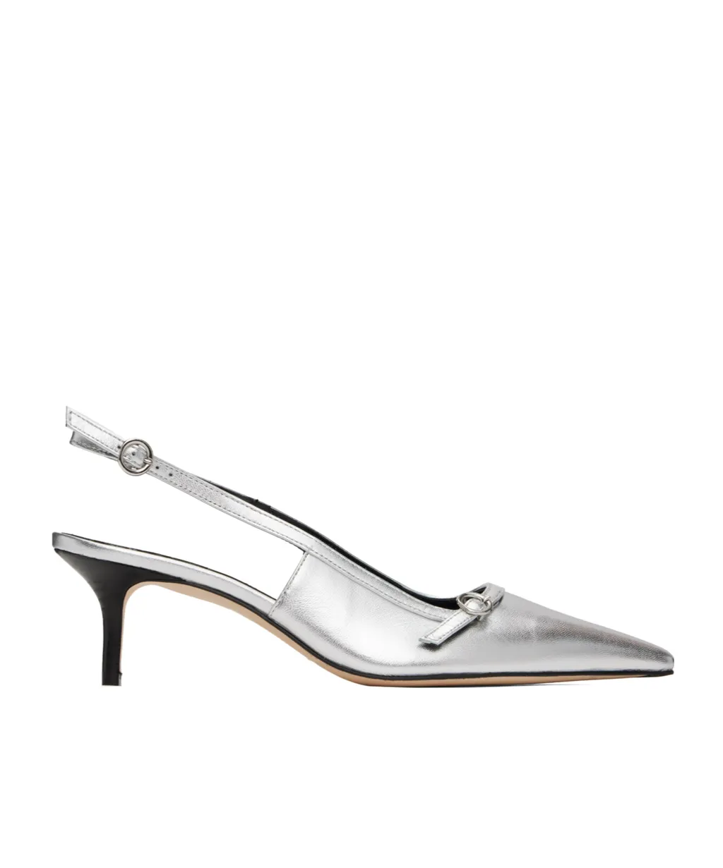 Saba Leather Slingback Pumps