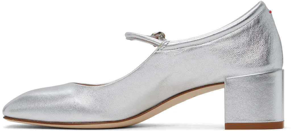 Aline 45Mm Metallic Leather Pumps