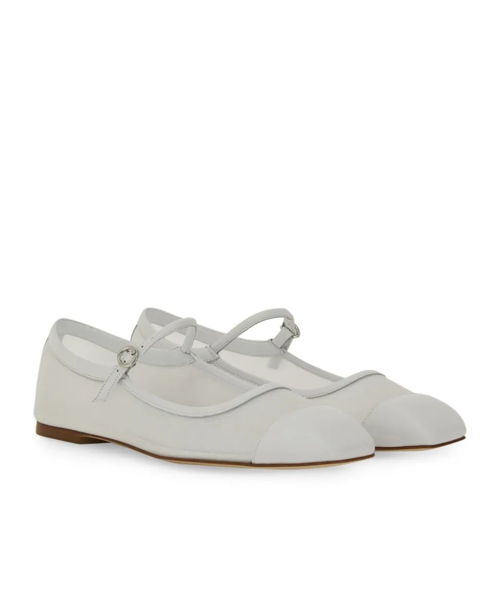 Uma Square Toe Mary Jane Flats