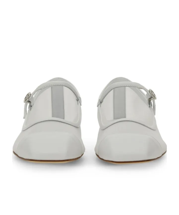 Uma Square Toe Mary Jane Flats