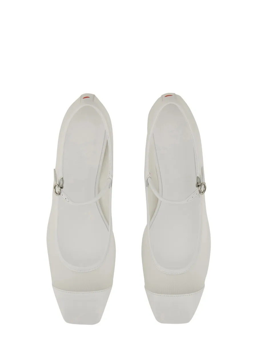 Uma Square Toe Mary Jane Flats