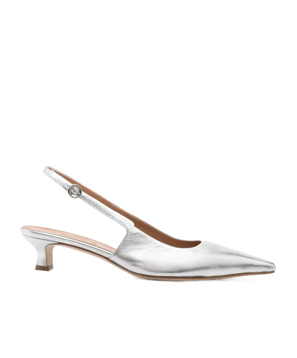 Catrina 35Mm Metallic-Leather Pumps