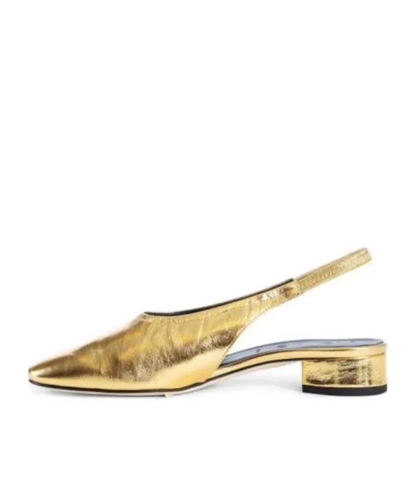 Square Toe Slingback Sandals