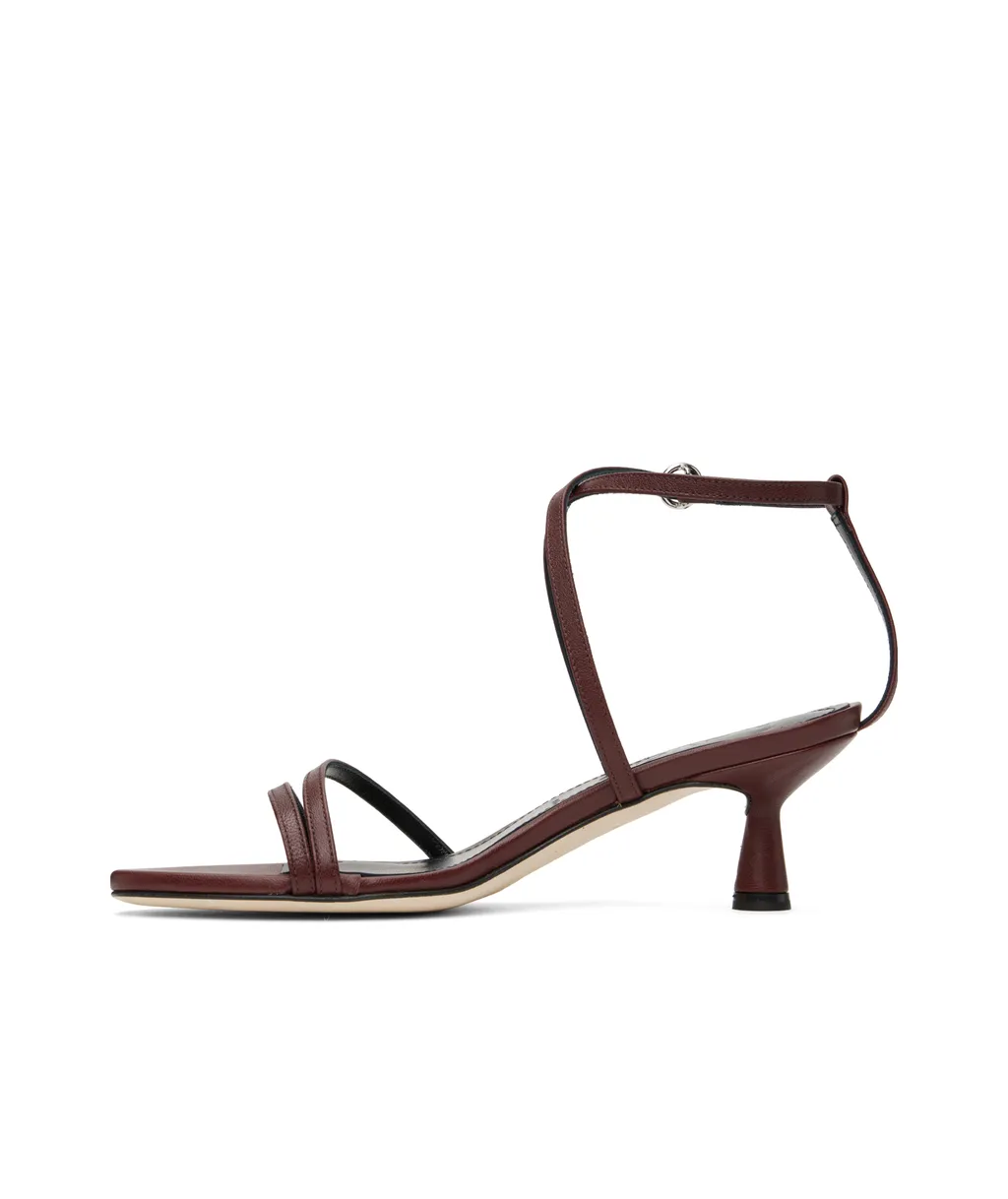 Square Toe High Heel Sandals