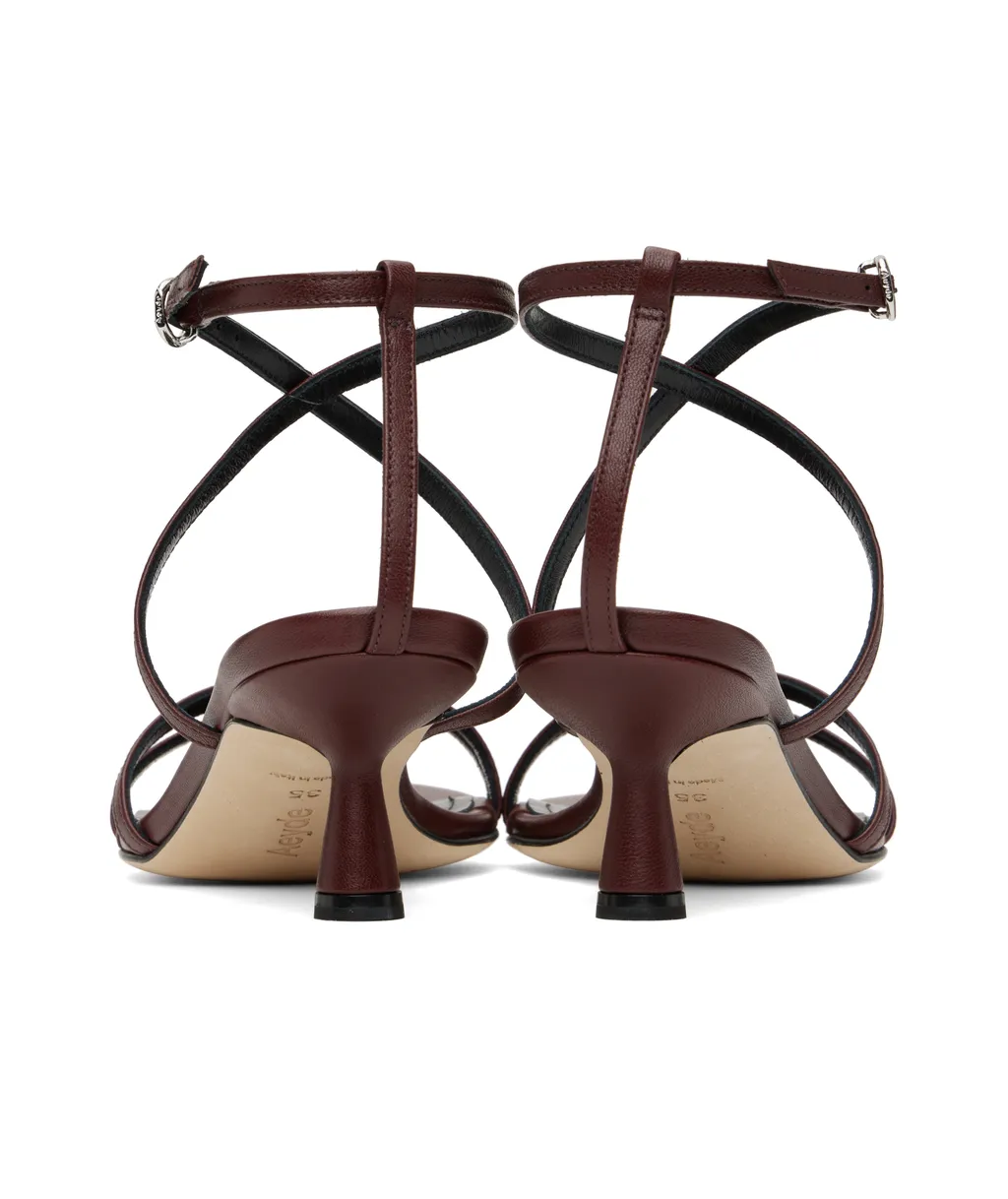 Square Toe High Heel Sandals
