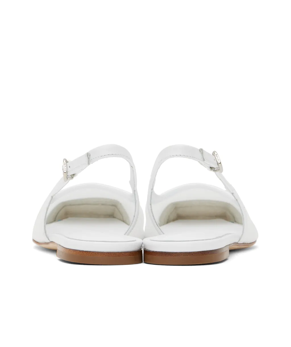 Square Toe Flat Slingbacks