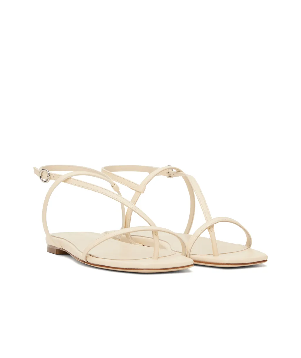 Square Toe Flat Sandals