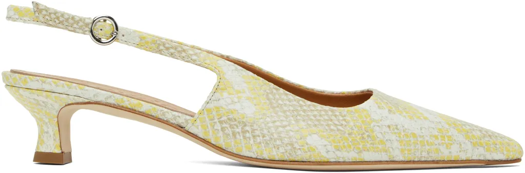 Slingback Leather Pumps