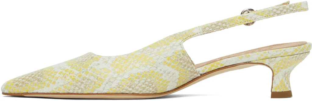 Slingback Leather Pumps