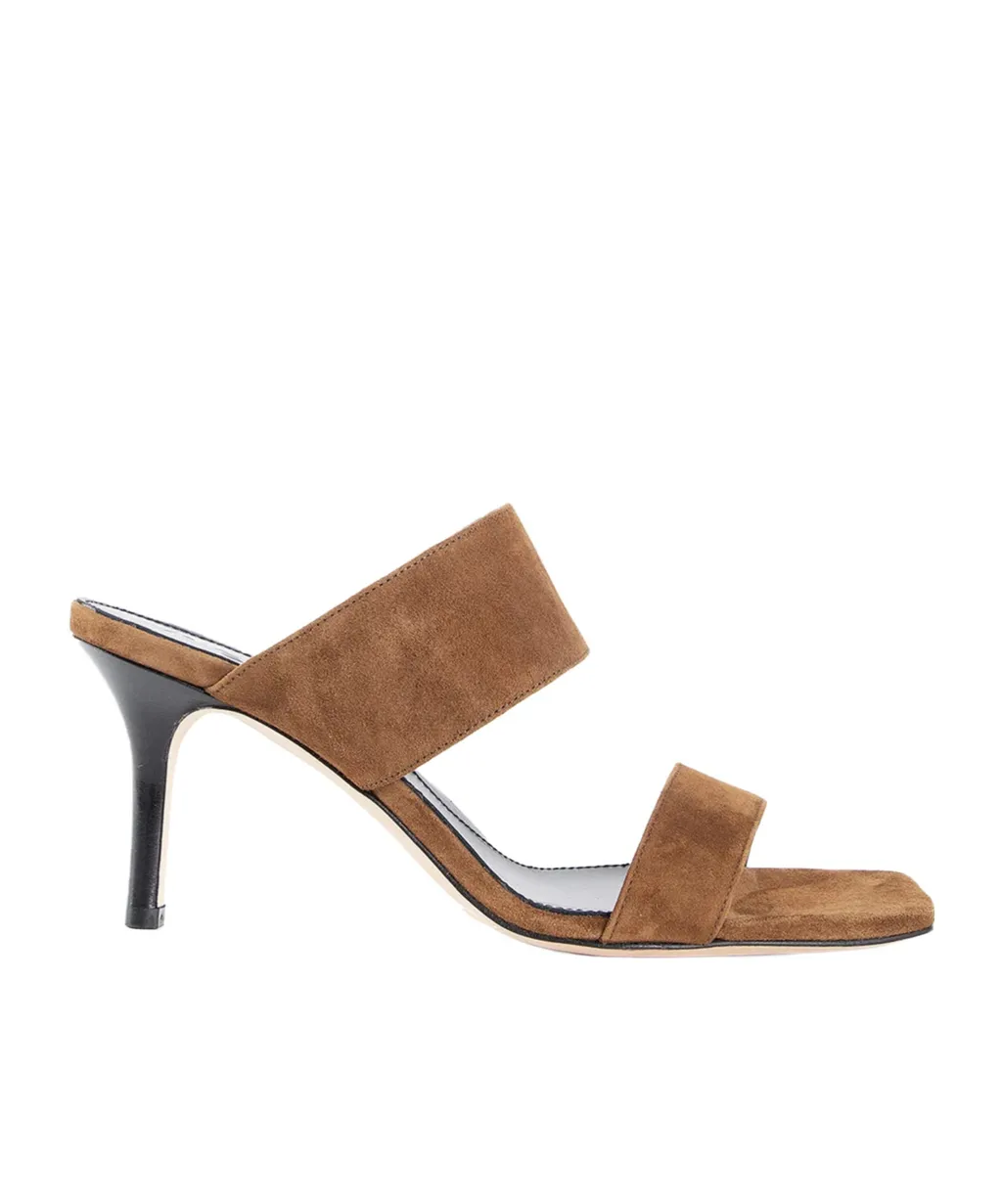 Square Toe High Heel Sandals