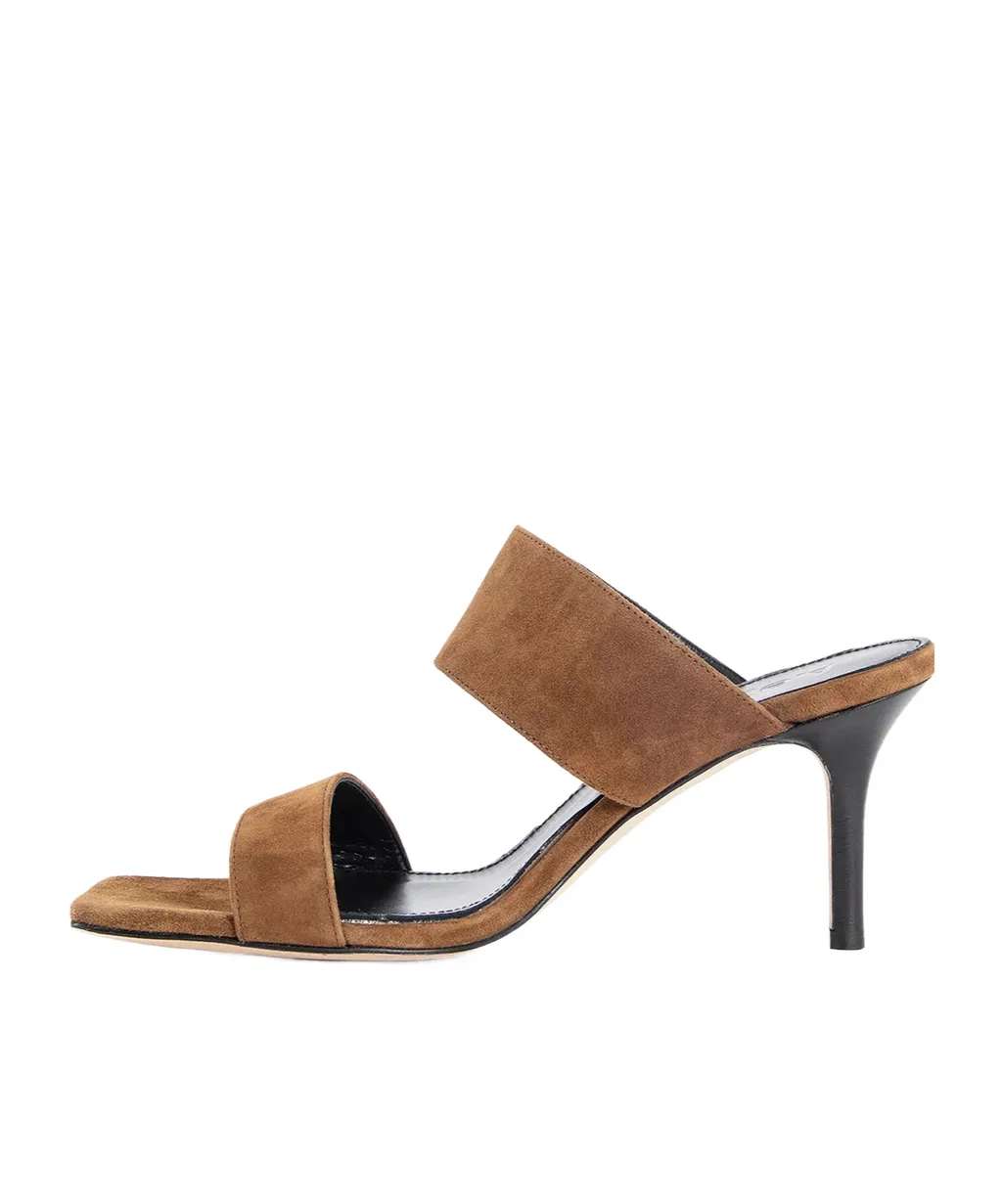 Square Toe High Heel Sandals