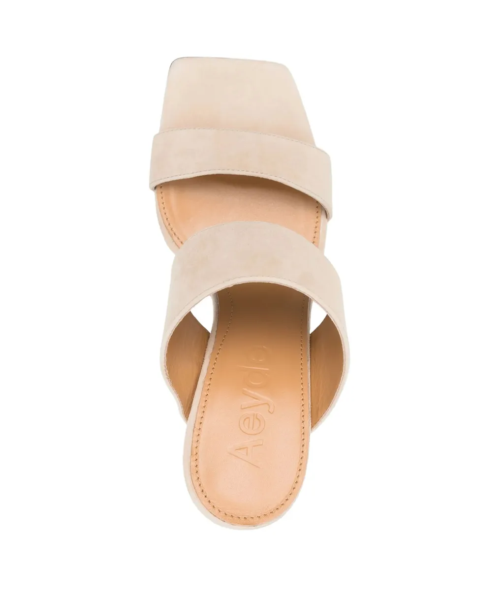 Square Toe High Heel Sandals
