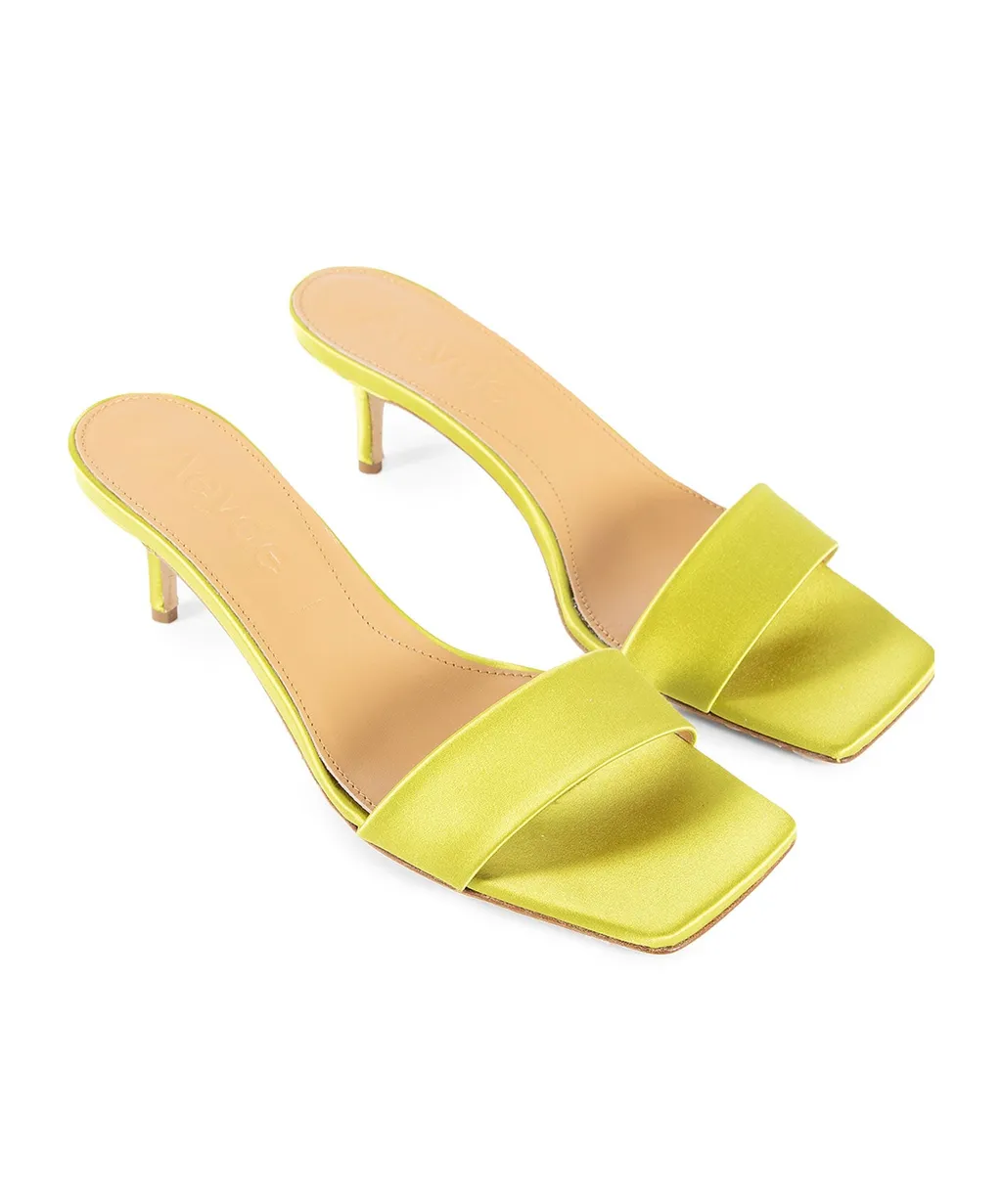 Square Toe High Heel Sandals