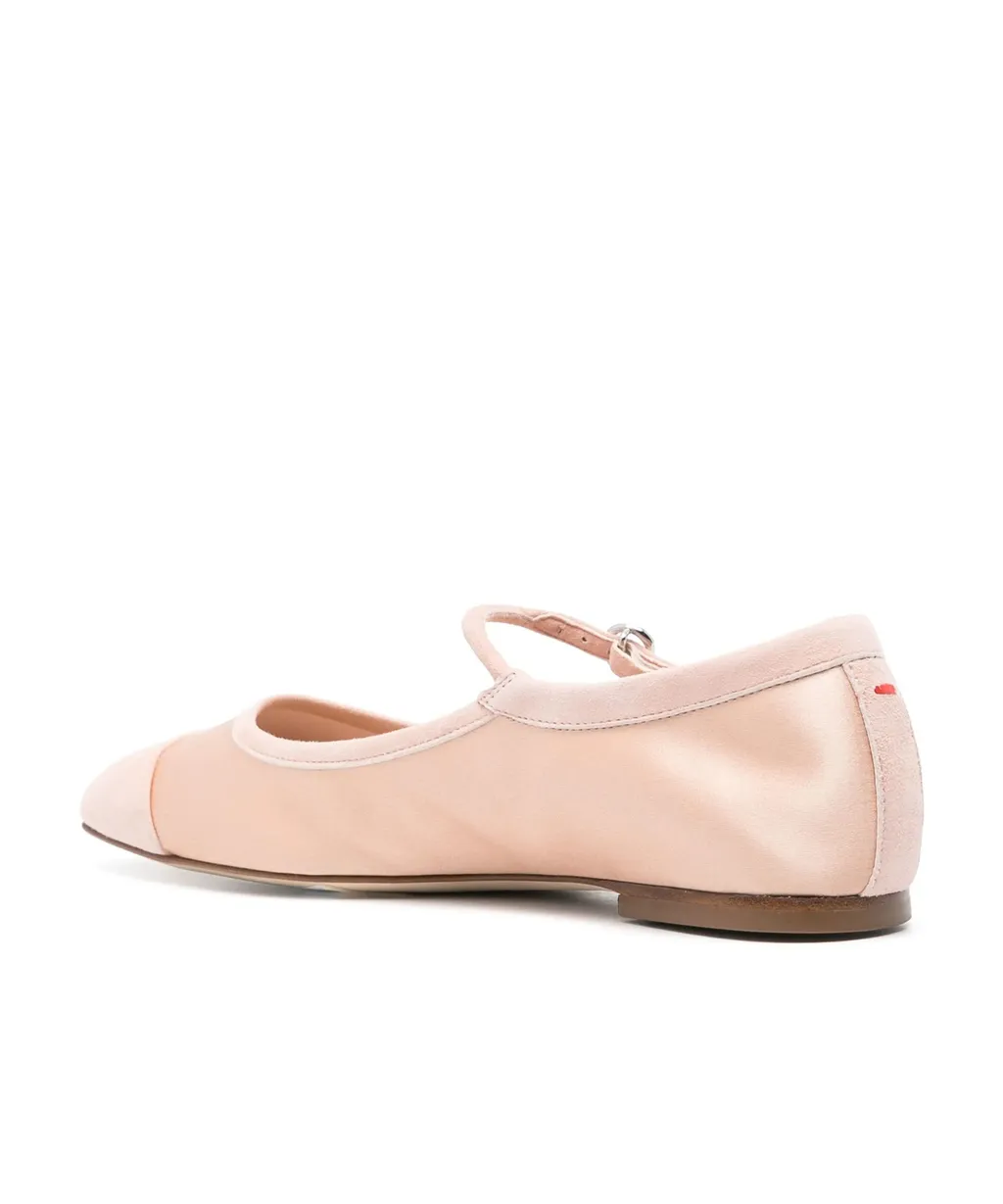 Uma Cap Satin Ballerinas