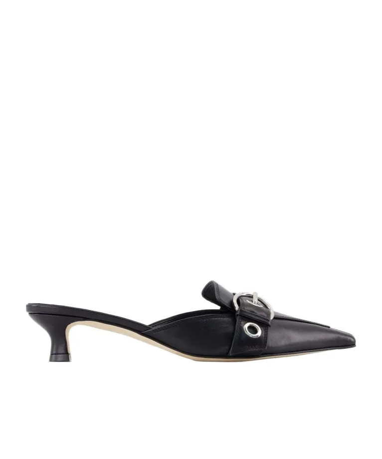 Danielle Eyelet Detailed Mules