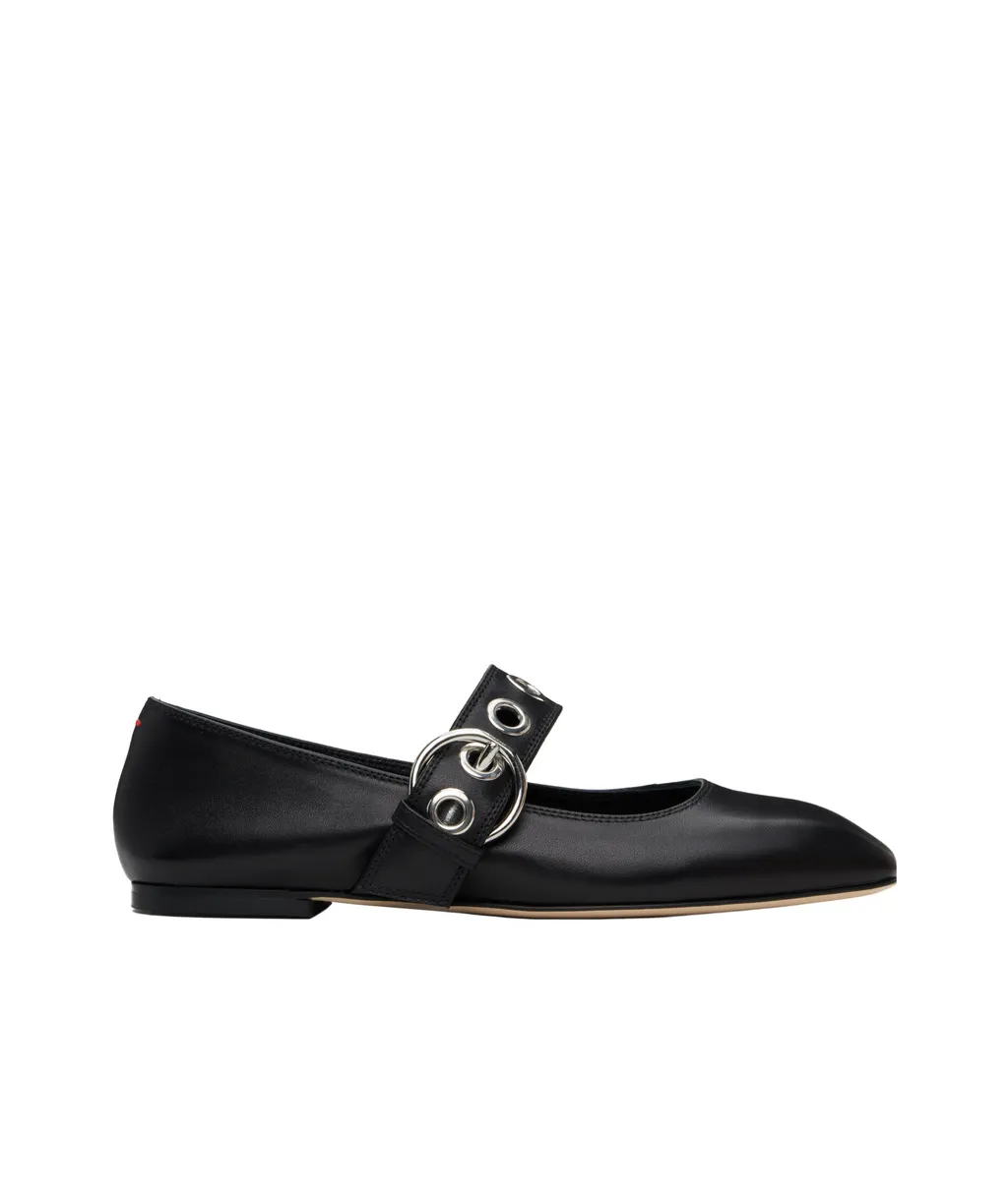 Uma Eyelet Ballerina Flats