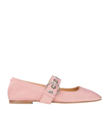 Uma Eyelet Ballerina Flats