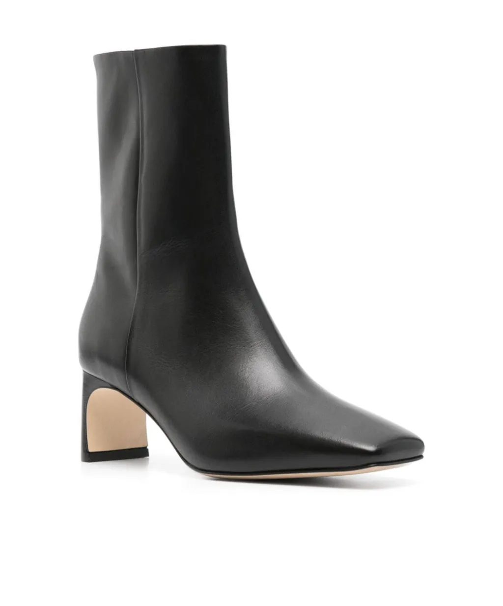 Square-Toe Ankle Boots