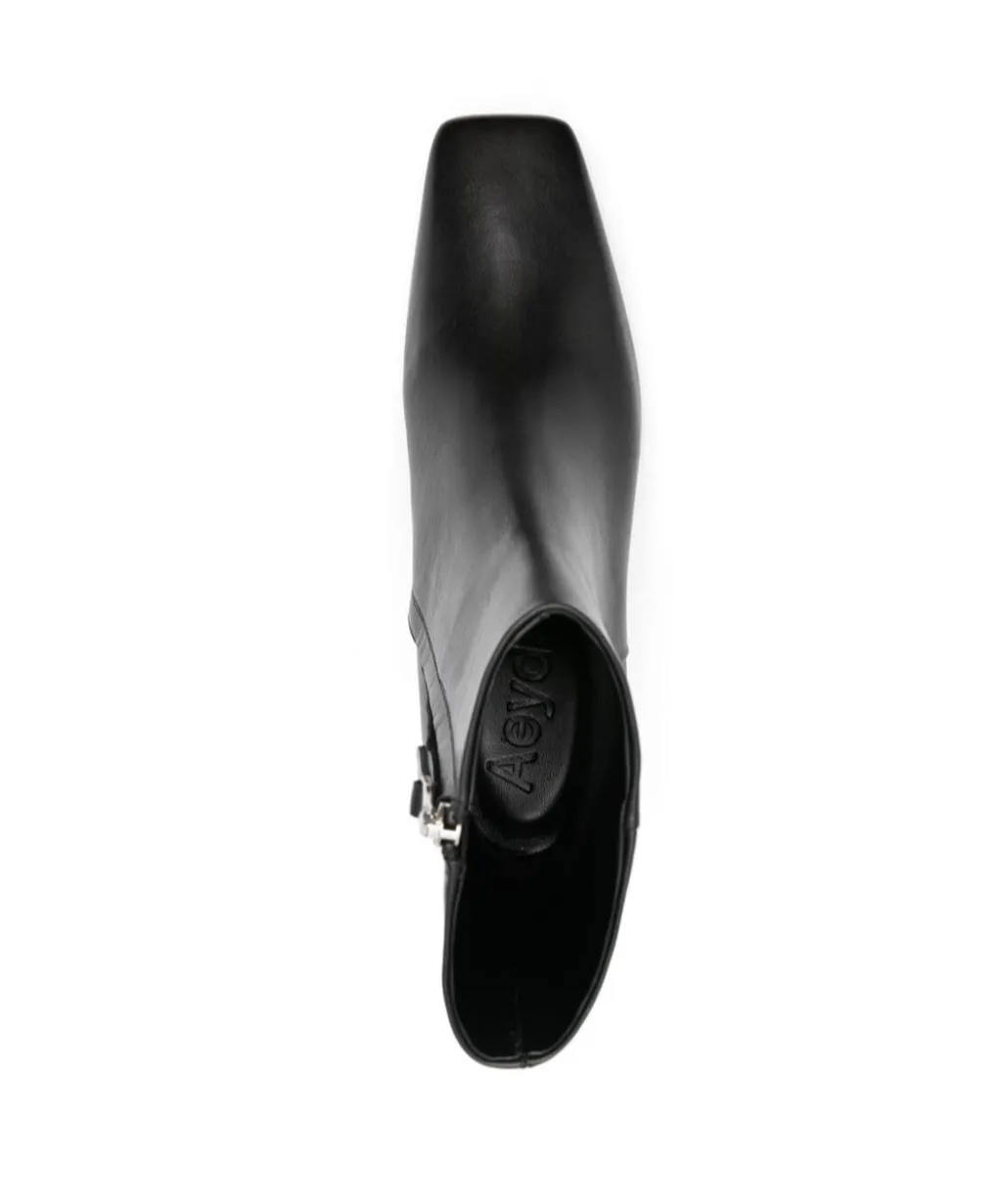 Square-Toe Ankle Boots