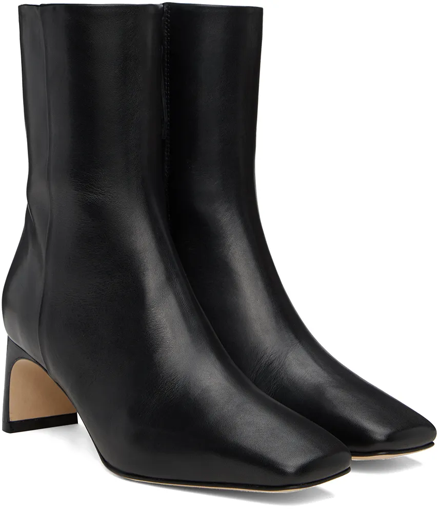 Square-Toe Ankle Boots